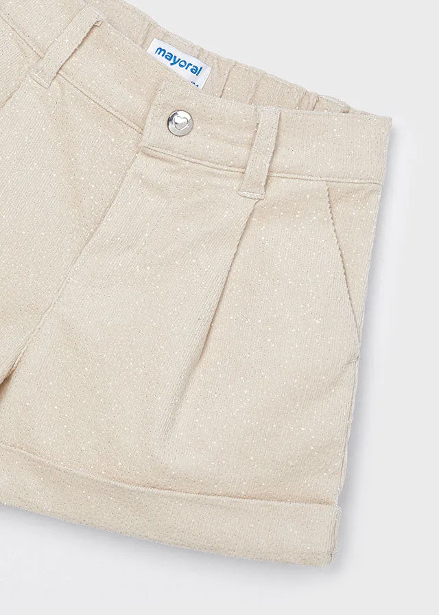4219 Mayoral Glitter Shorts