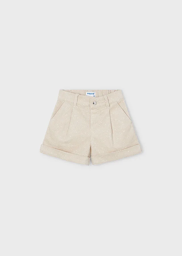 4219 Mayoral Glitter Shorts