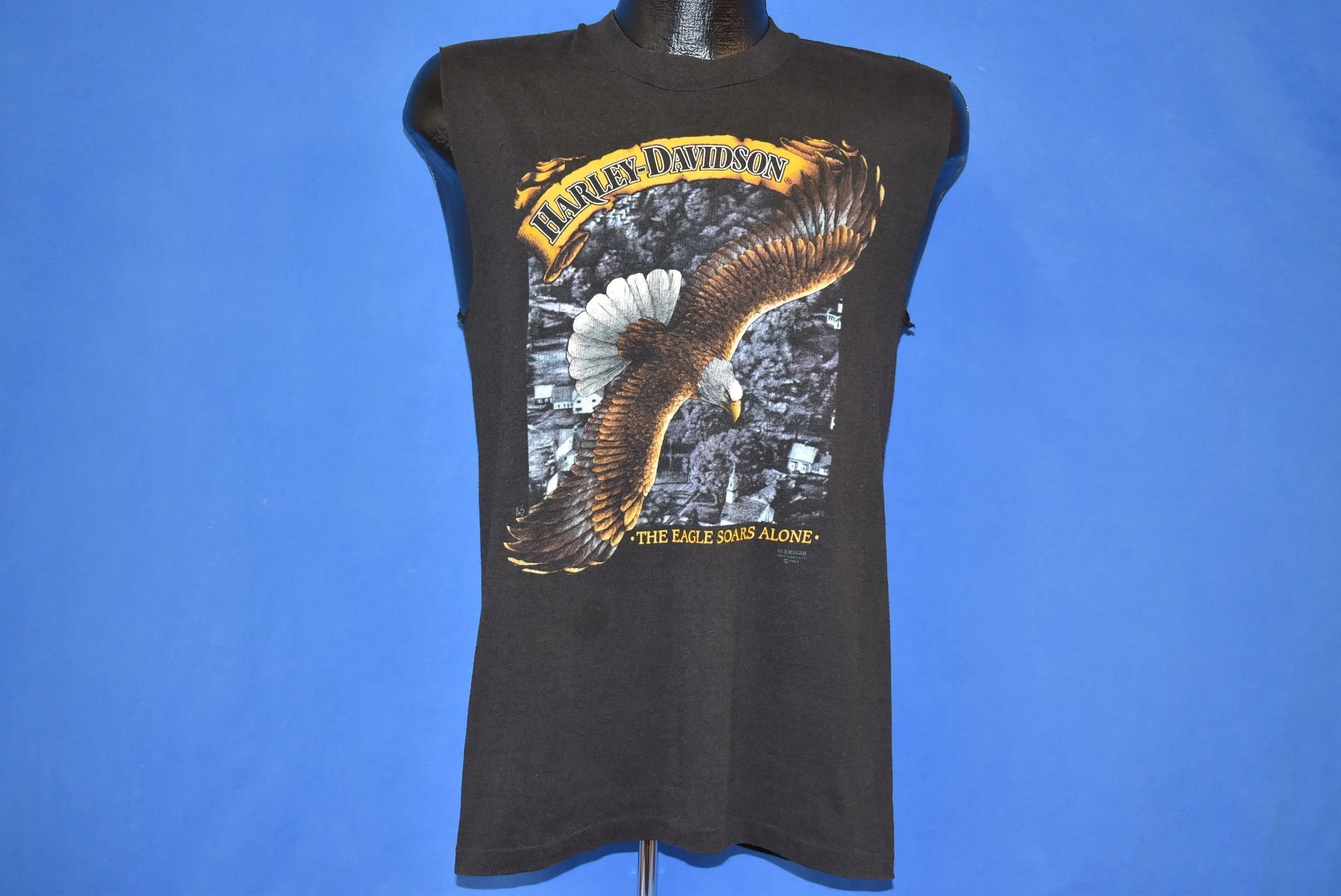 80s Harley Davidson The Eagle Soars Alone t-shirt Medium