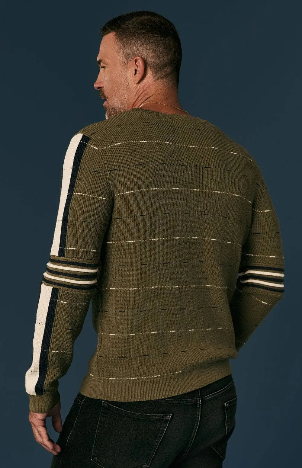 Adam Crew Neck Sweater | Leaf