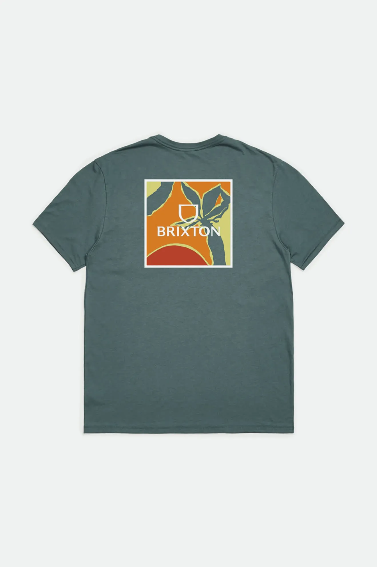 Alpha Square Sunset S/S Tailored Tee - Silver Pine
