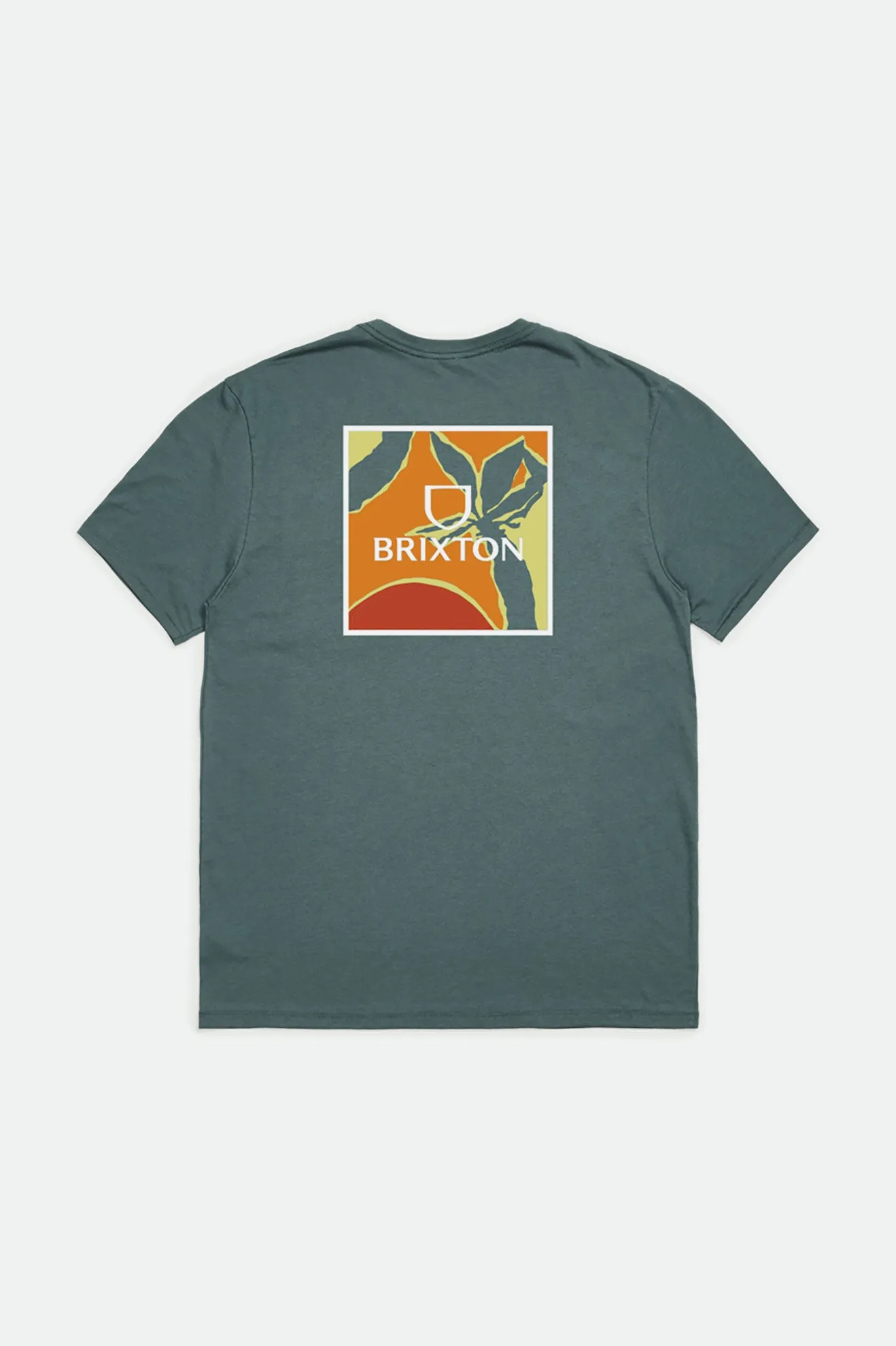 Alpha Square Sunset S/S Tailored Tee - Silver Pine