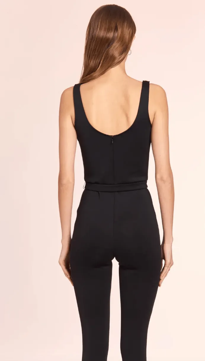 Amanda Uprichard Stormi Jumpsuit in Black