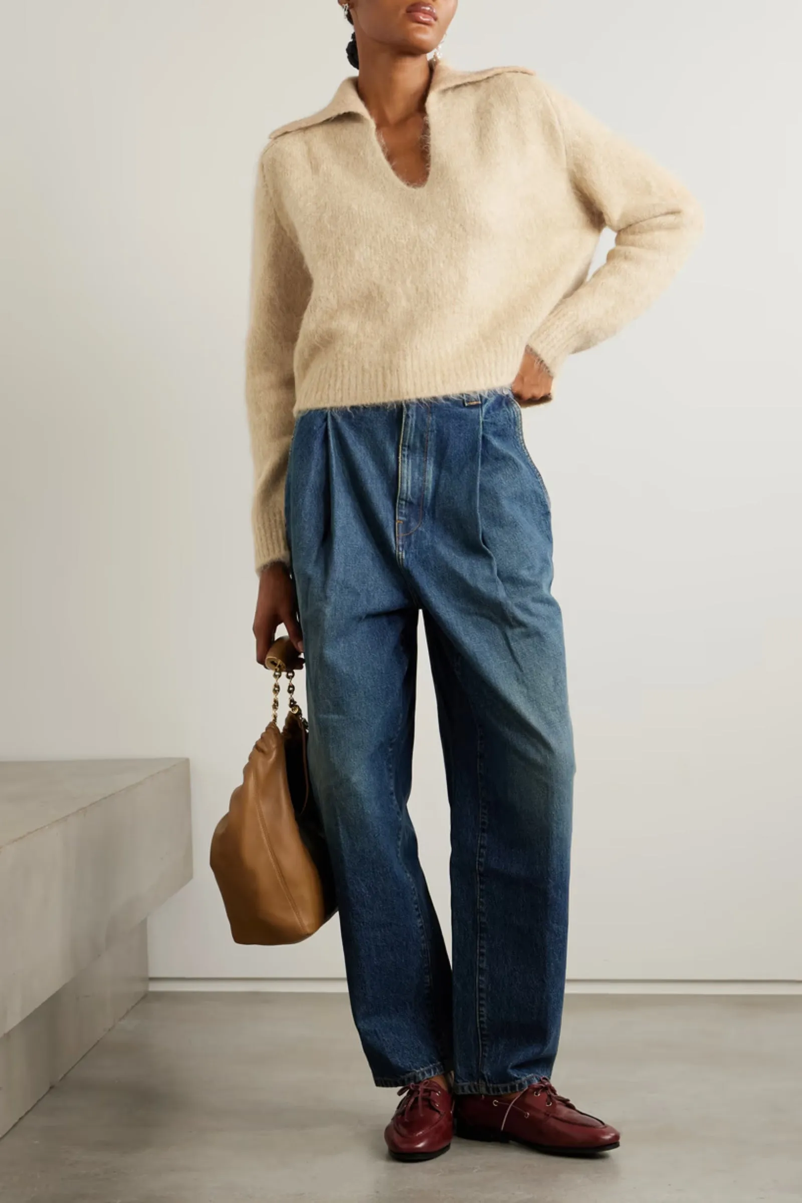 Ambrose Brushed Alpaca-blend Sweater