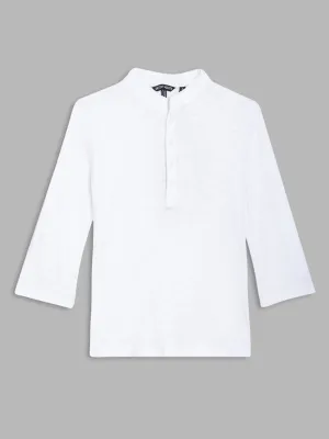 Antony Morato Kids White Regular Fit T-Shirt