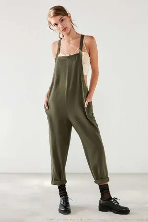 Army Green Fashion Dungarees