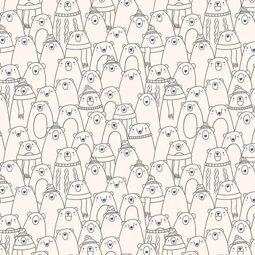 Artic Tale Capsule - Cozy Bears - AGF Studio - CAPAT12103 - Half Yard