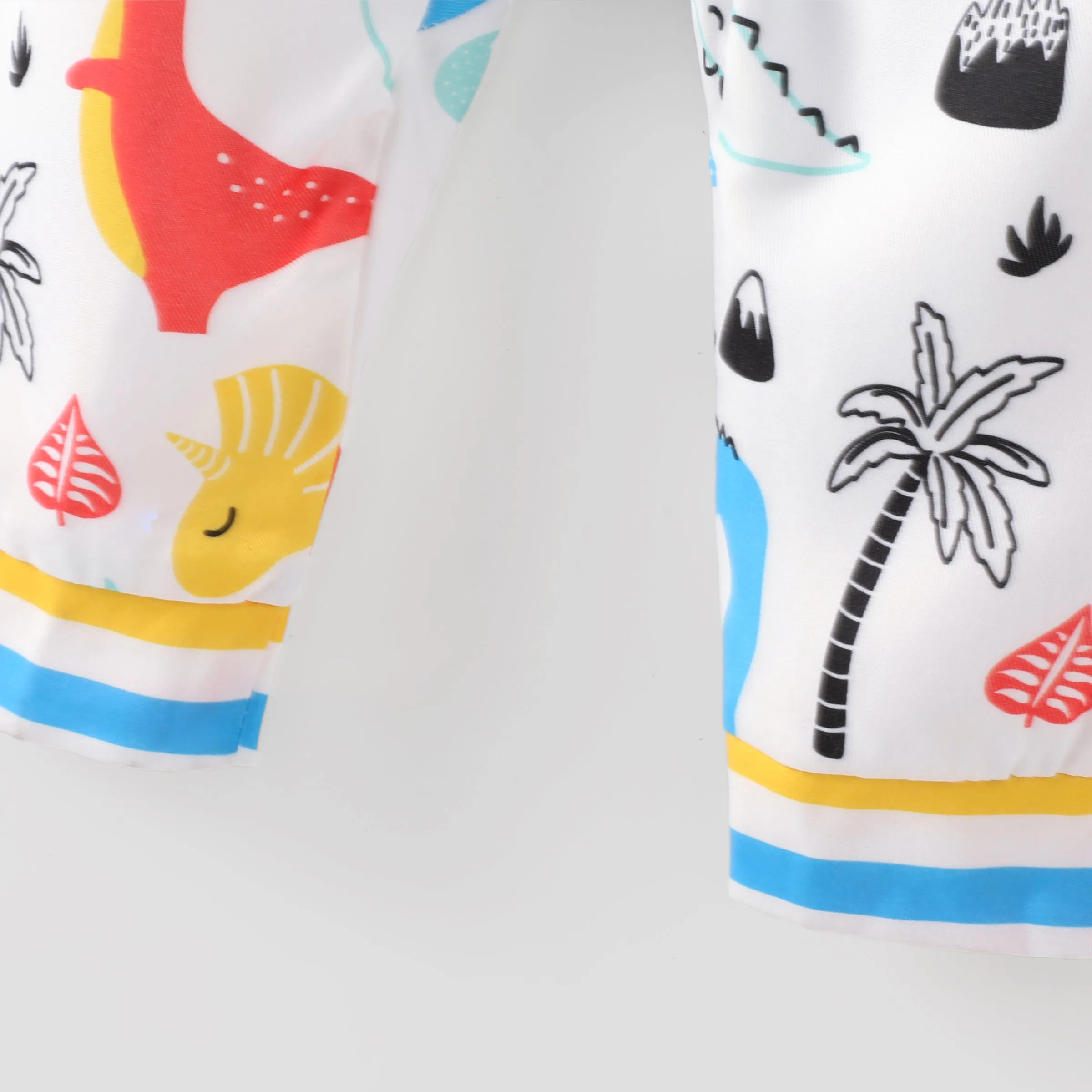 Baby Boy All Over Multicolor Dinosaur Print Sleeveless Jumpsuit Overalls