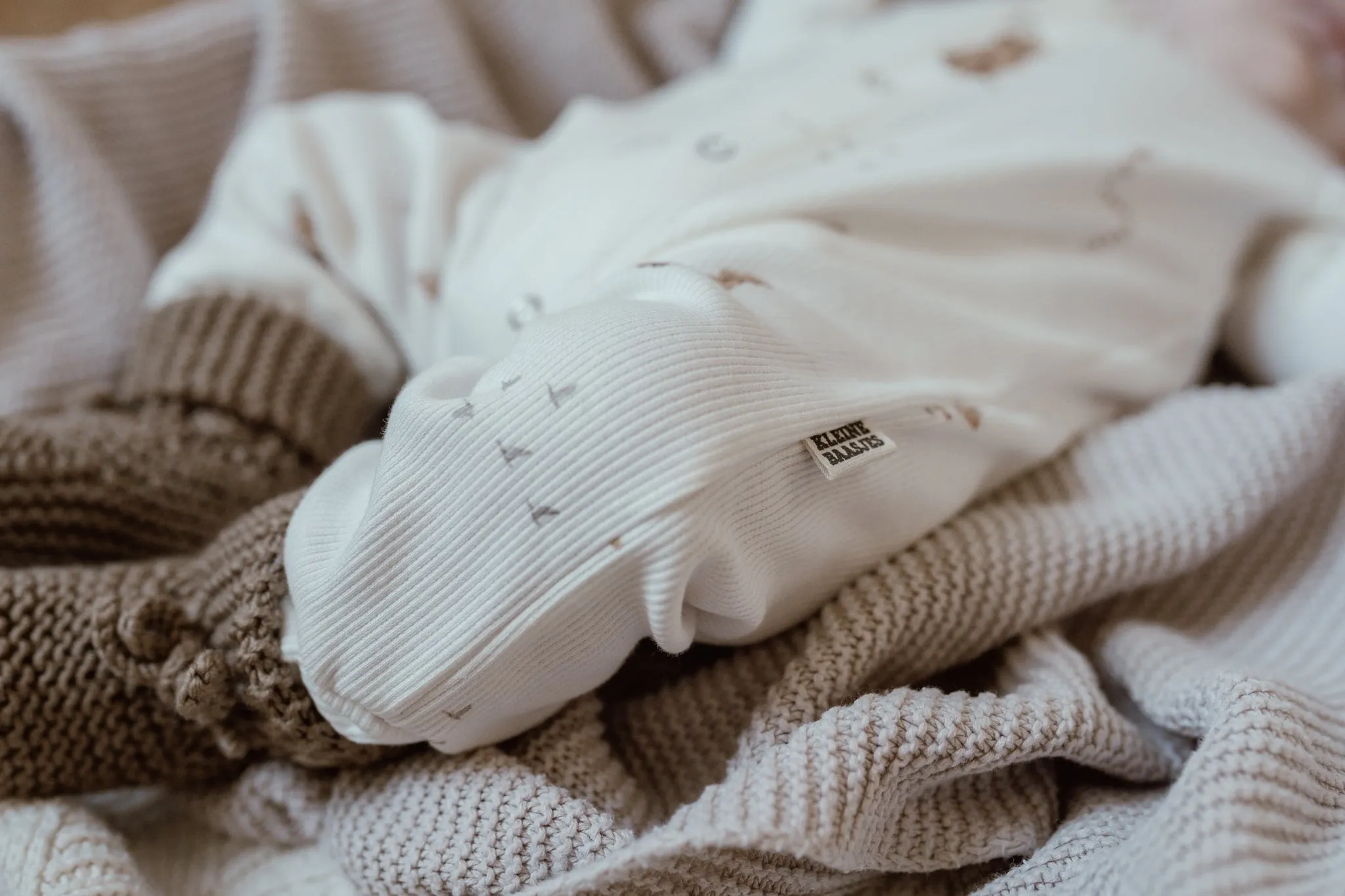 Baby Jumpsuit Rib Labradoodle Creme