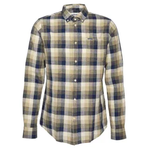 Barbour Hillroad Tailored Mens Shirt - Olive