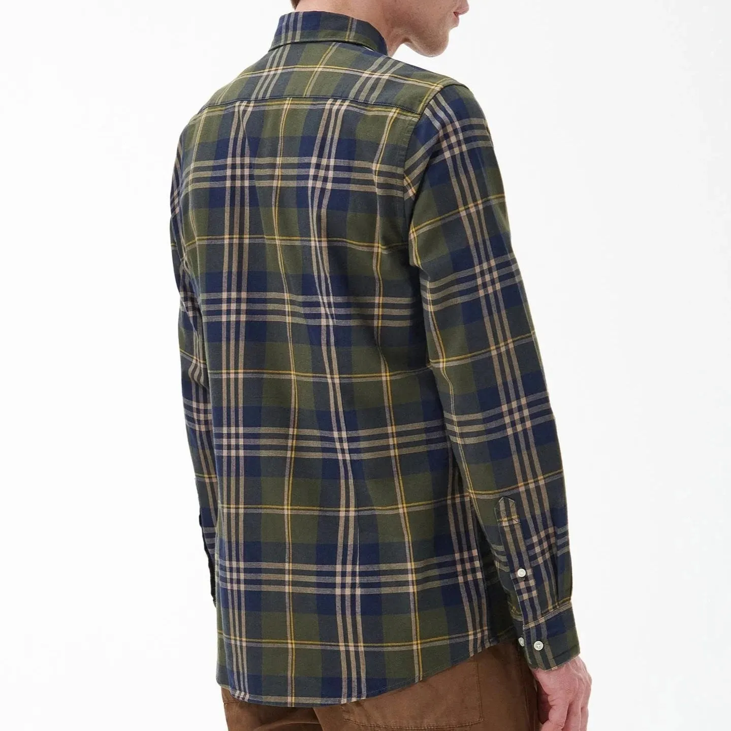 Barbour Men's Edgar Tailored Fit Shirt in Olive
