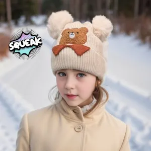 Benjy Bear Children's Hat (Baby) - Cream