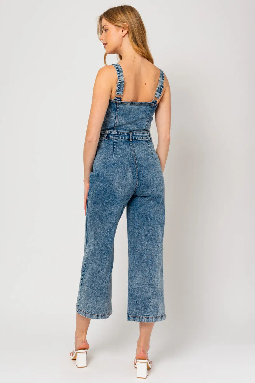 Betty Denim Jumpsuit
