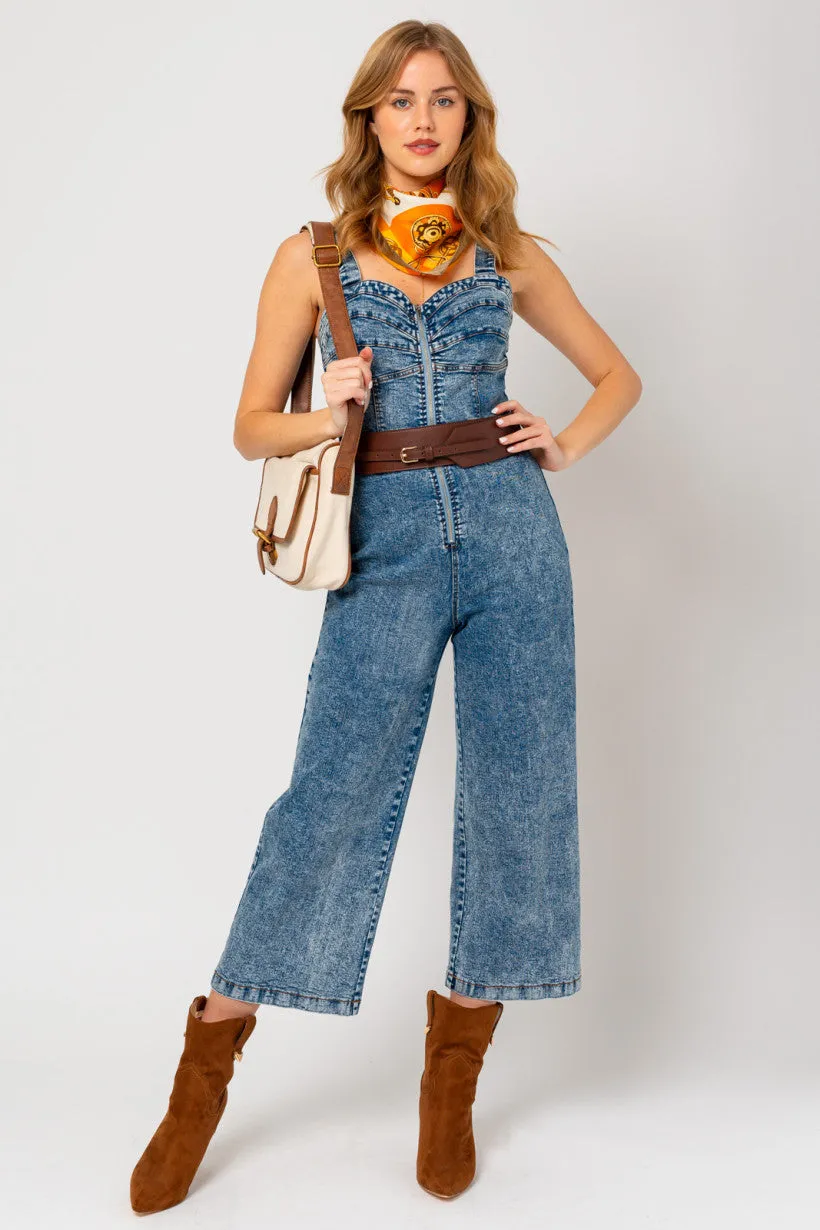 Betty Denim Jumpsuit