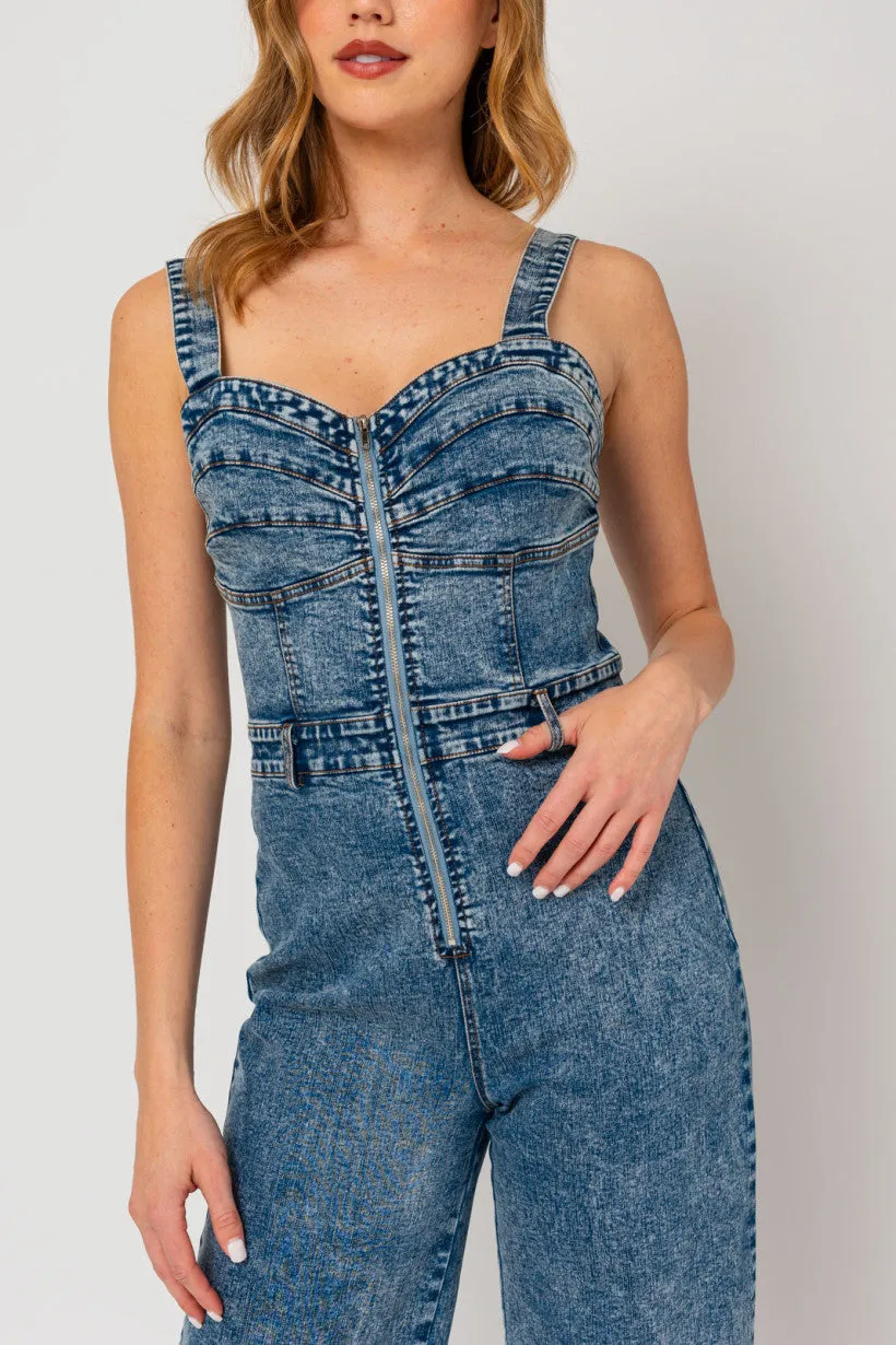 Betty Denim Jumpsuit