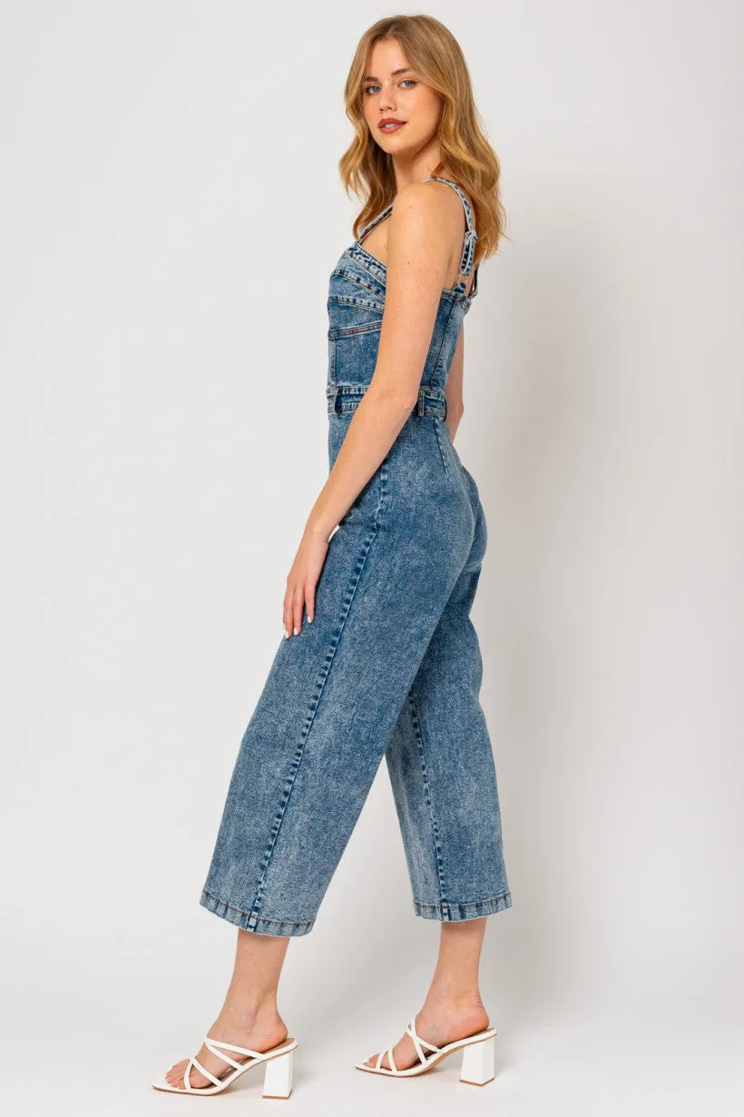 Betty Denim Jumpsuit