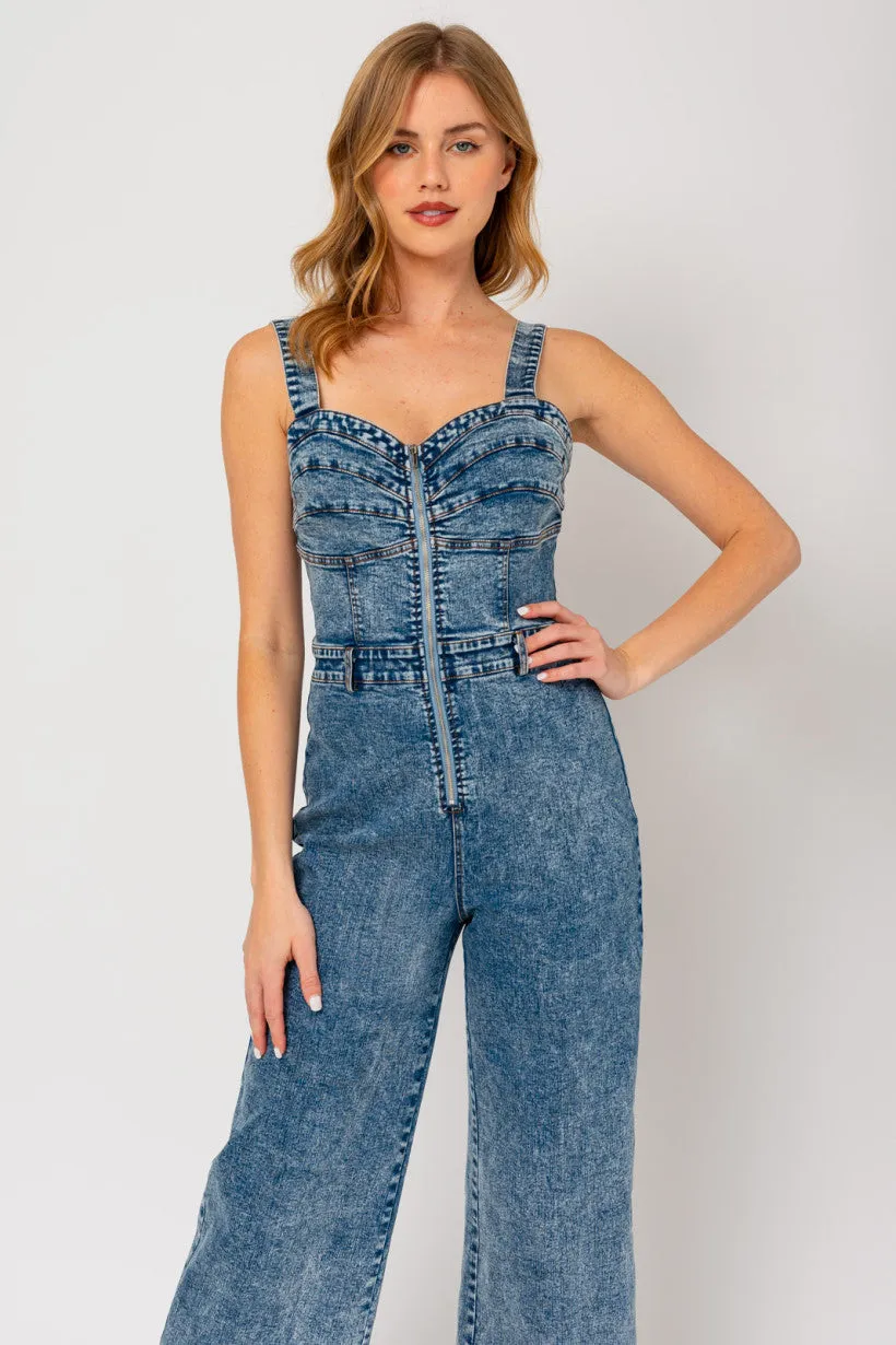 Betty Denim Jumpsuit
