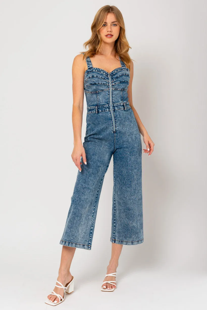 Betty Denim Jumpsuit