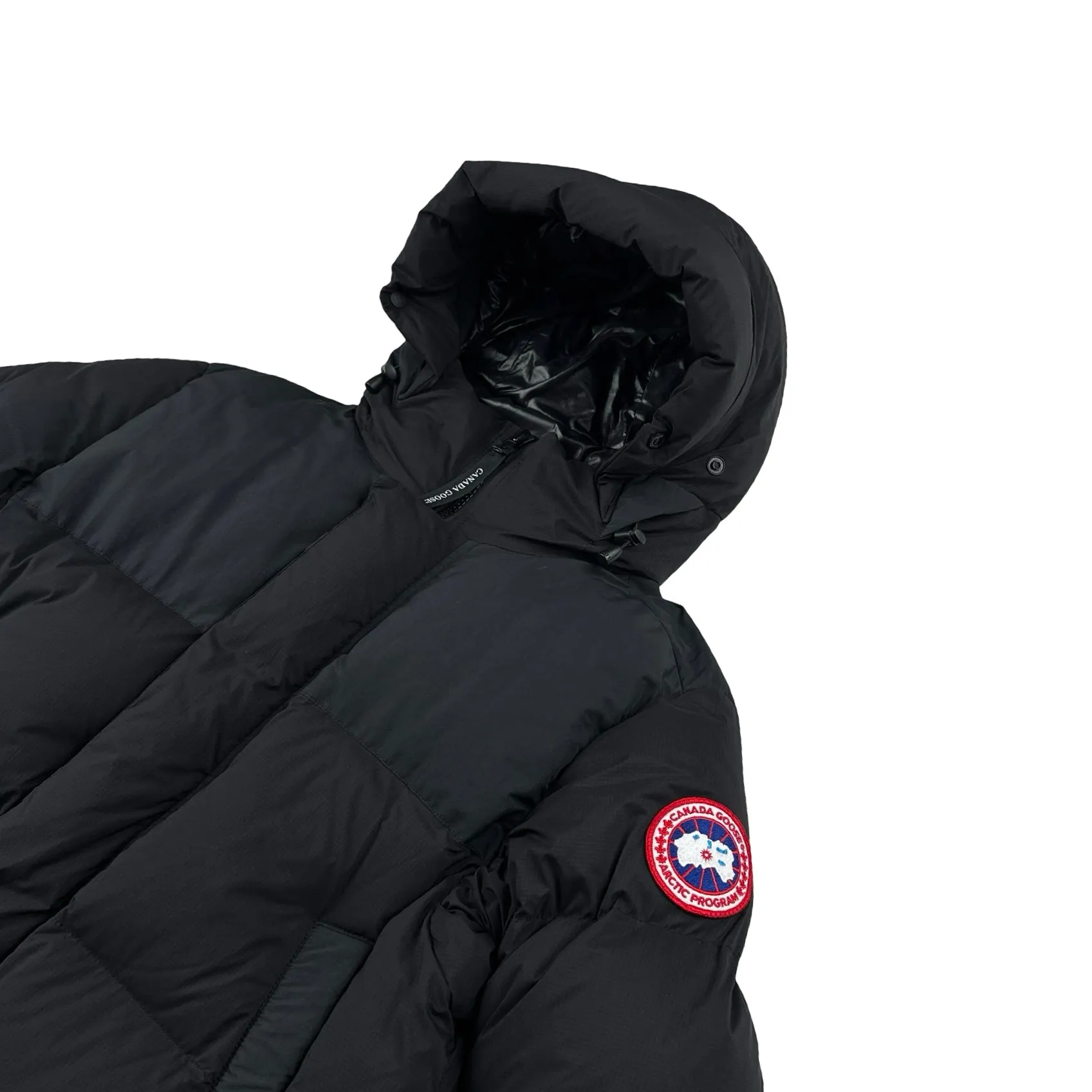 Canada Goose Black Premium Down Armstrong Long Puffer Jacket - Medium