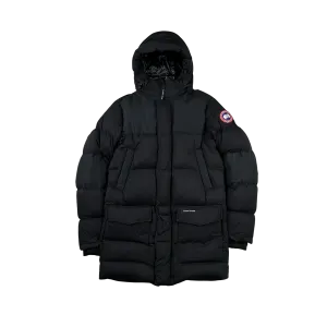 Canada Goose Black Premium Down Armstrong Long Puffer Jacket - Medium