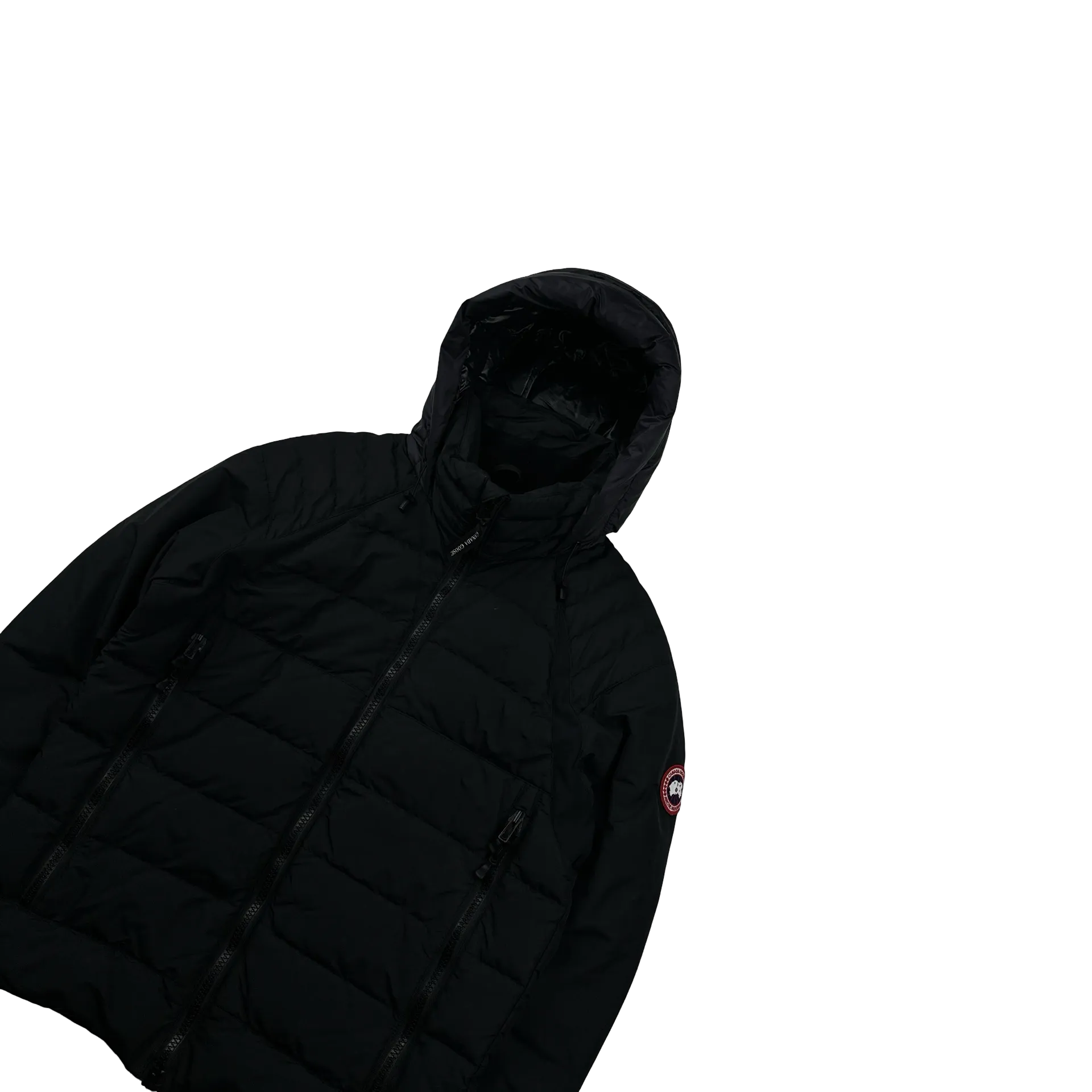 Canada Goose Black Premium Down Hybridge Base Puffer Jacket - Medium