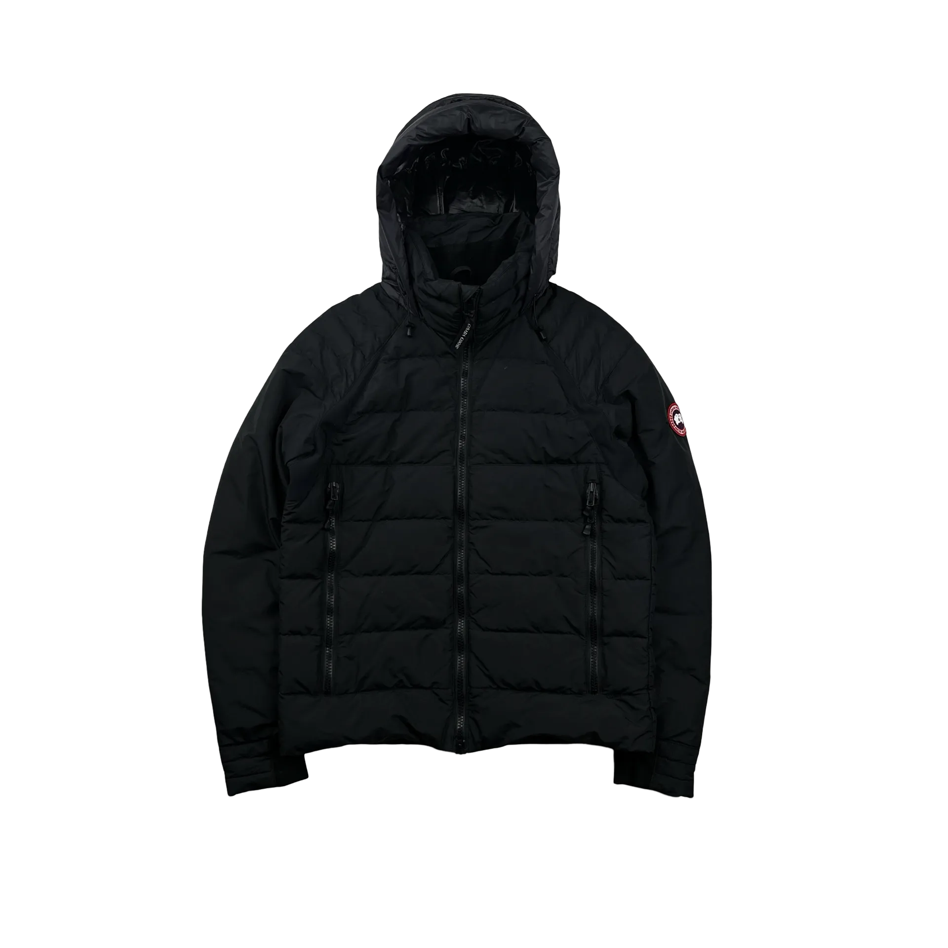 Canada Goose Black Premium Down Hybridge Base Puffer Jacket - Medium