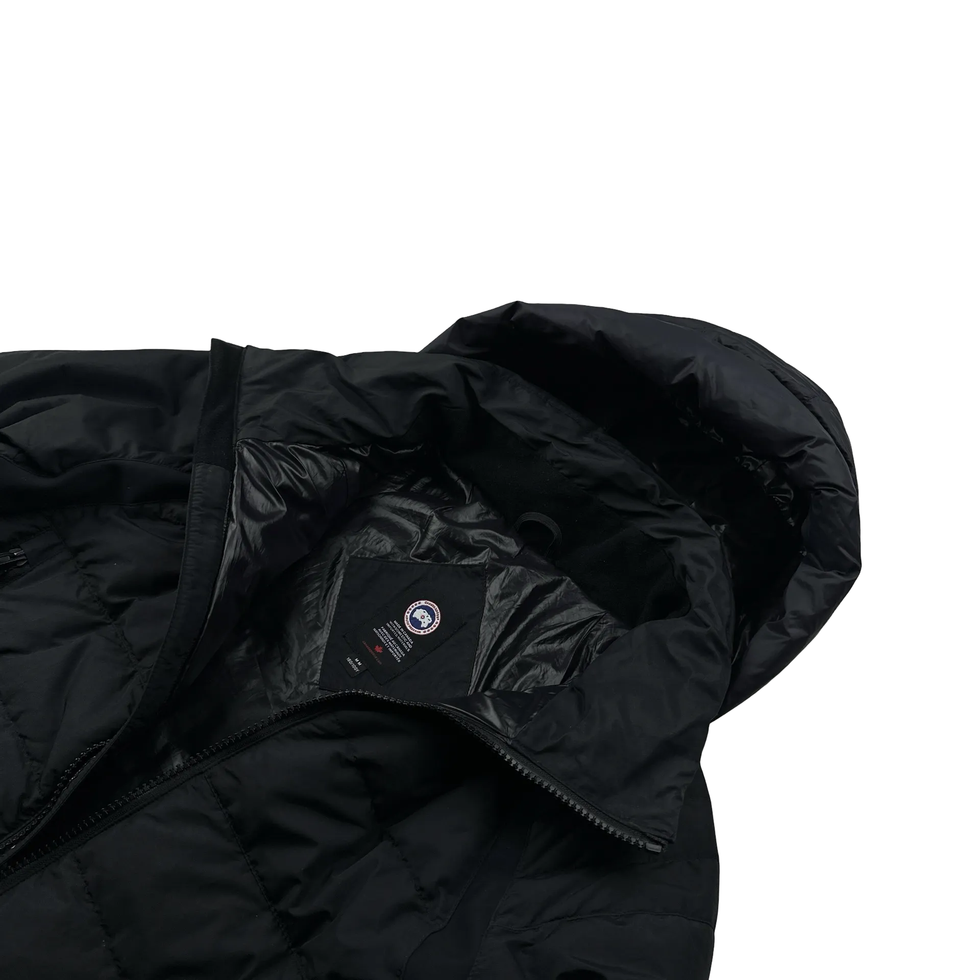 Canada Goose Black Premium Down Hybridge Base Puffer Jacket - Medium
