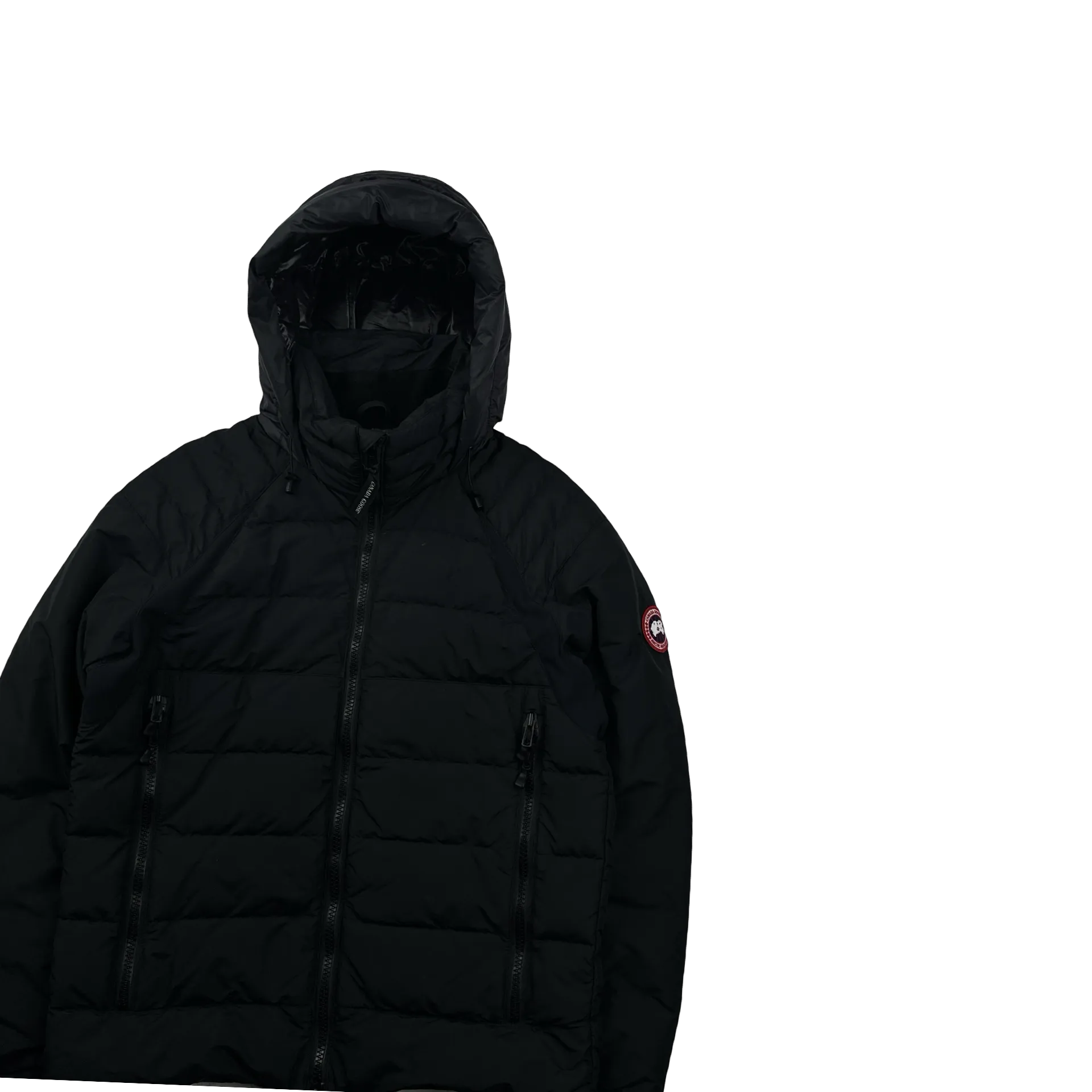 Canada Goose Black Premium Down Hybridge Base Puffer Jacket - Medium