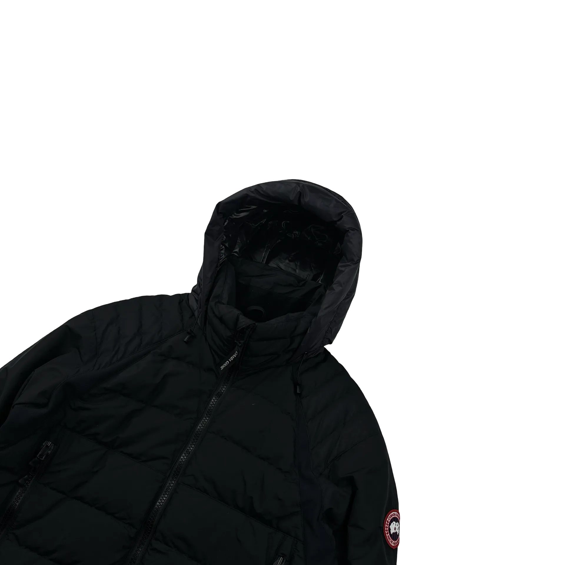 Canada Goose Black Premium Down Hybridge Base Puffer Jacket - Medium