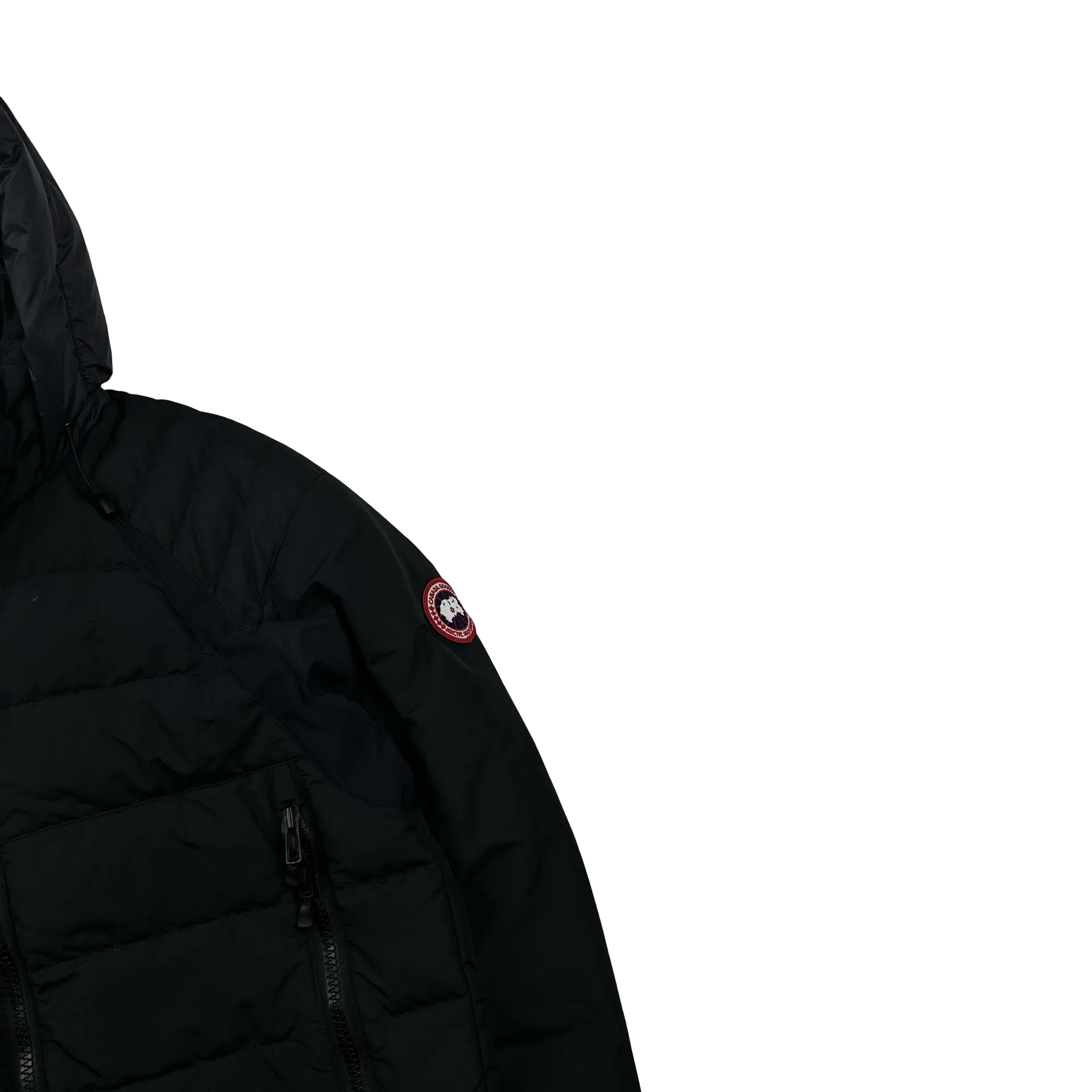 Canada Goose Black Premium Down Hybridge Base Puffer Jacket - Medium