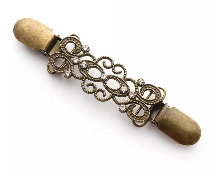 Cardigan Shawl Scarf Clip |3 colors|