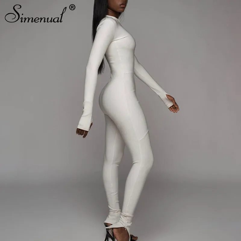 Casual Fitness Sporty Rompers Womens Jumpsuits