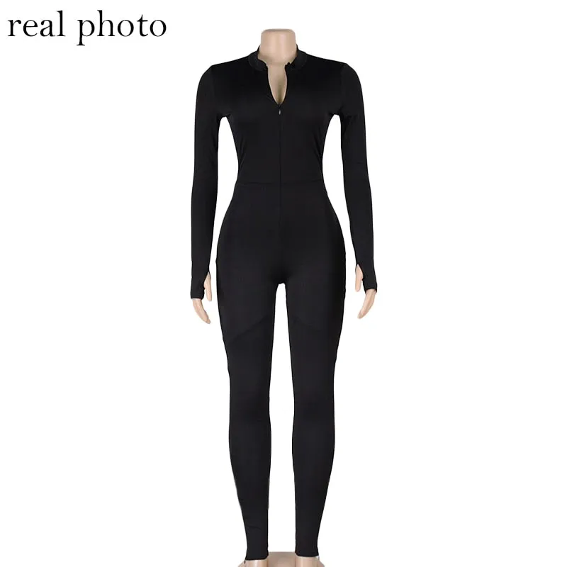 Casual Fitness Sporty Rompers Womens Jumpsuits