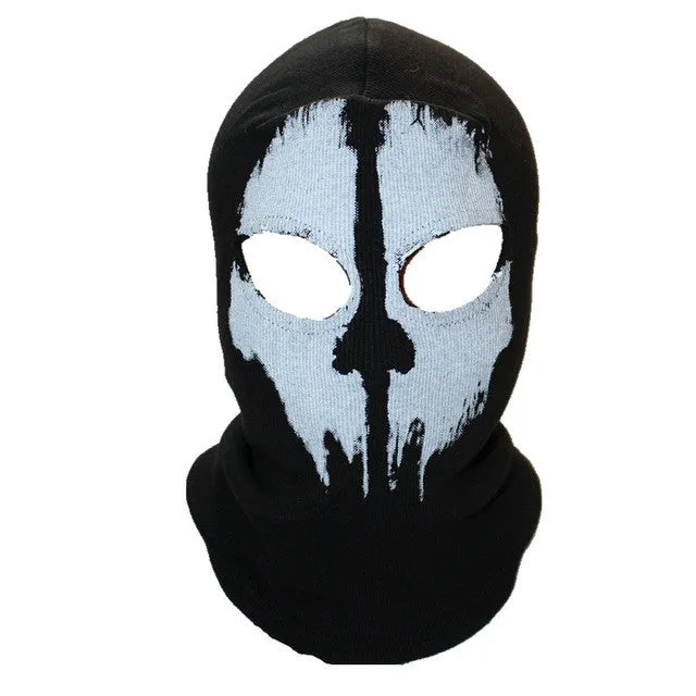 COD Ghost Mask Superhero Balaclava Mens Skull Full Face Hood