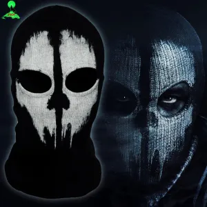 COD Ghost Mask Superhero Balaclava Mens Skull Full Face Hood