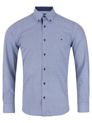 Daniel Grahame Long Sleeve Casual Shirt - Navy