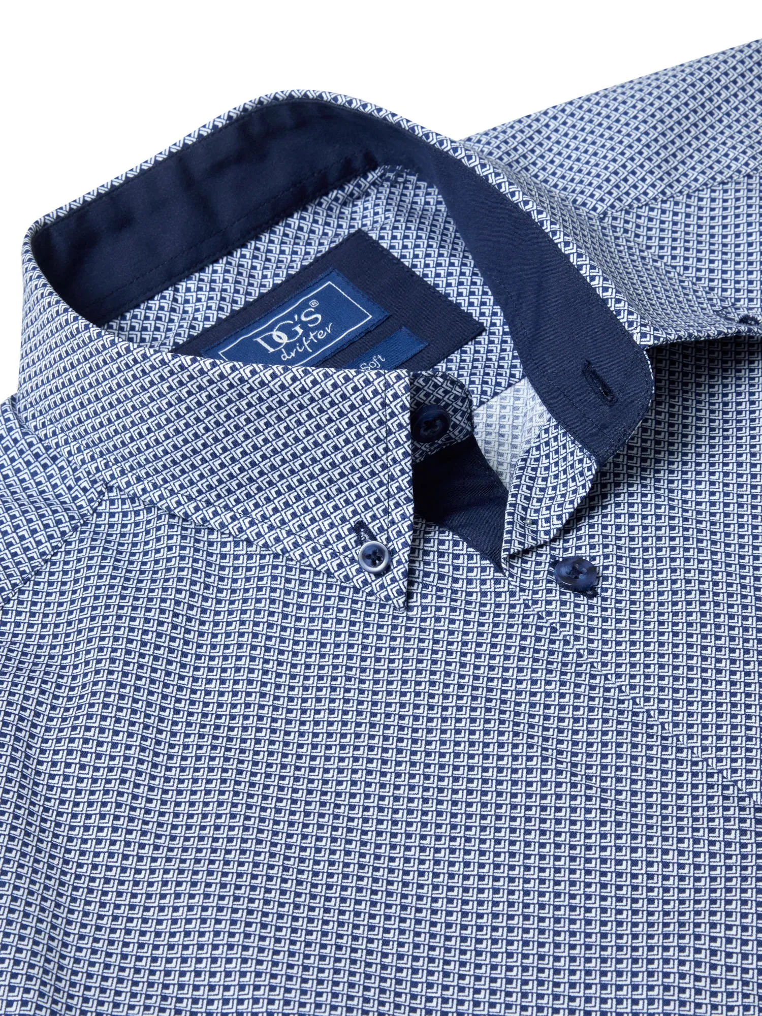 Daniel Grahame Long Sleeve Casual Shirt - Navy
