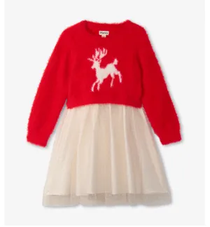 Dress - Hatley Kids Holideer Mix Media Dress