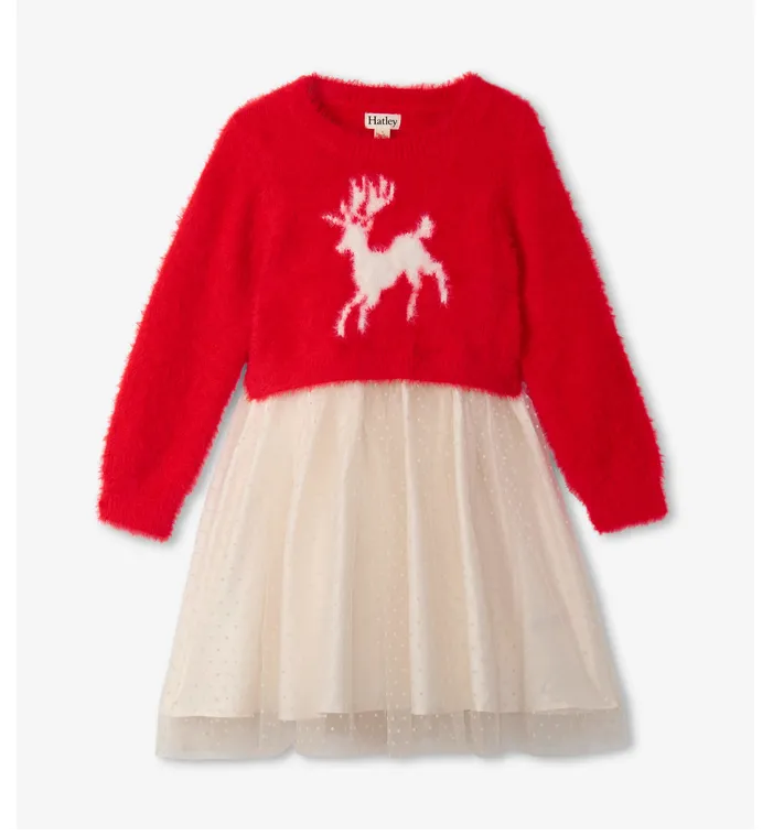 Dress - Hatley Kids Holideer Mix Media Dress
