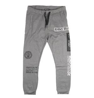 ECKO UNLTD FLEECE JOGGER PANTS GREY MARLED - EO31G703