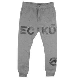 ECKO UNLTD FLEECE JOGGER PANTS GREY MARLED - EO32G855