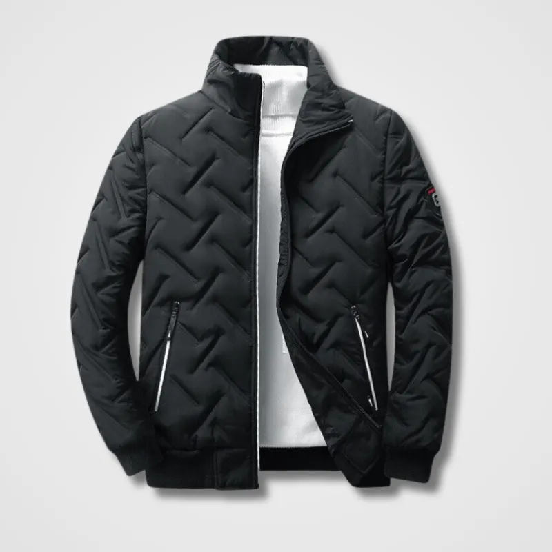 Elegant Casual Jacket With Pattern for Men | Ideal for Autumn/Winter
