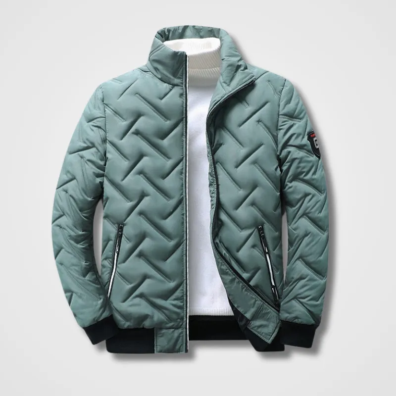 Elegant Casual Jacket With Pattern for Men | Ideal for Autumn/Winter