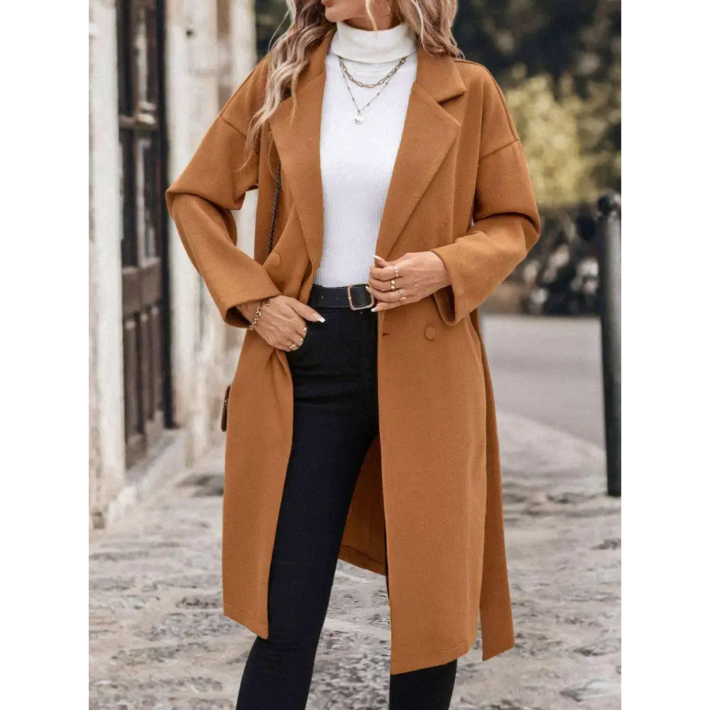 Elevate Your Wardrobe with the Perfee Luxurious Tie Waist Coat