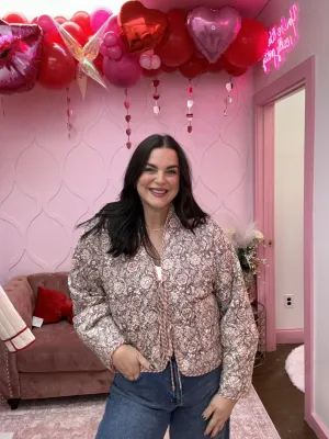 Floral Padded Puffer Jacket