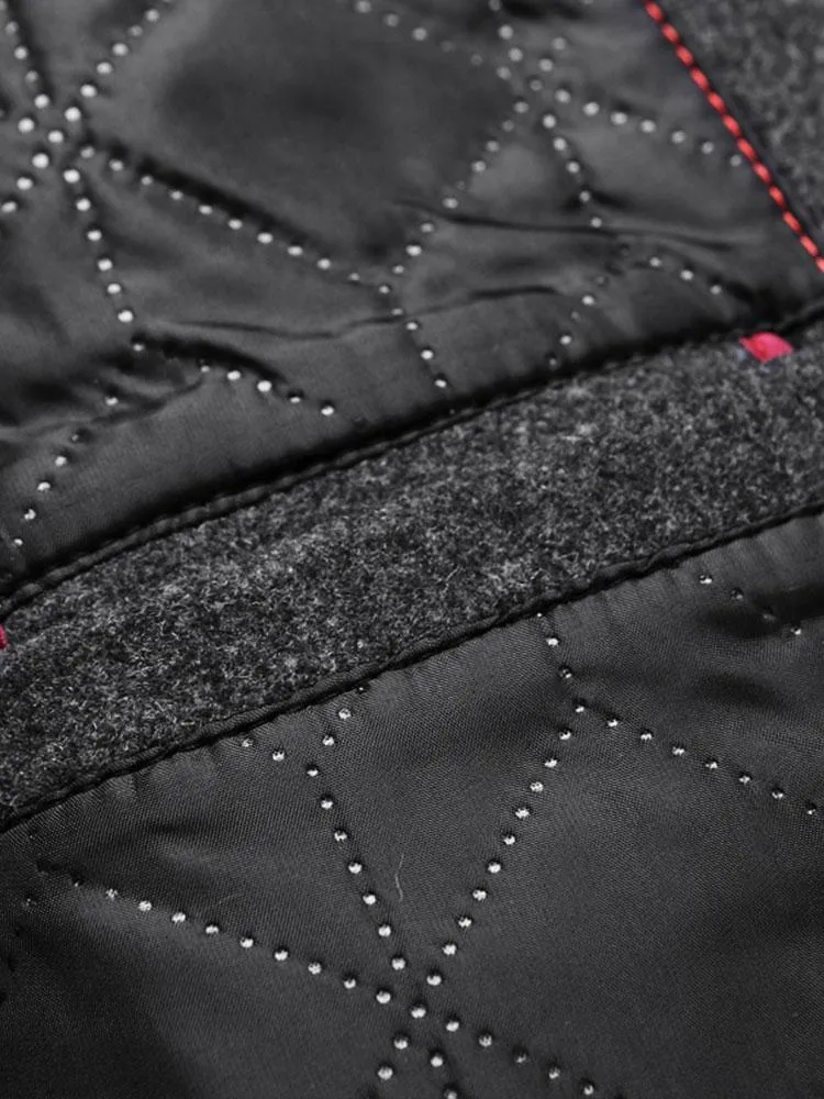 Funnel Neck Woolen Overcoat