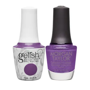 Gelish & Morgan Taylor Combo - Before My Berry Eyes