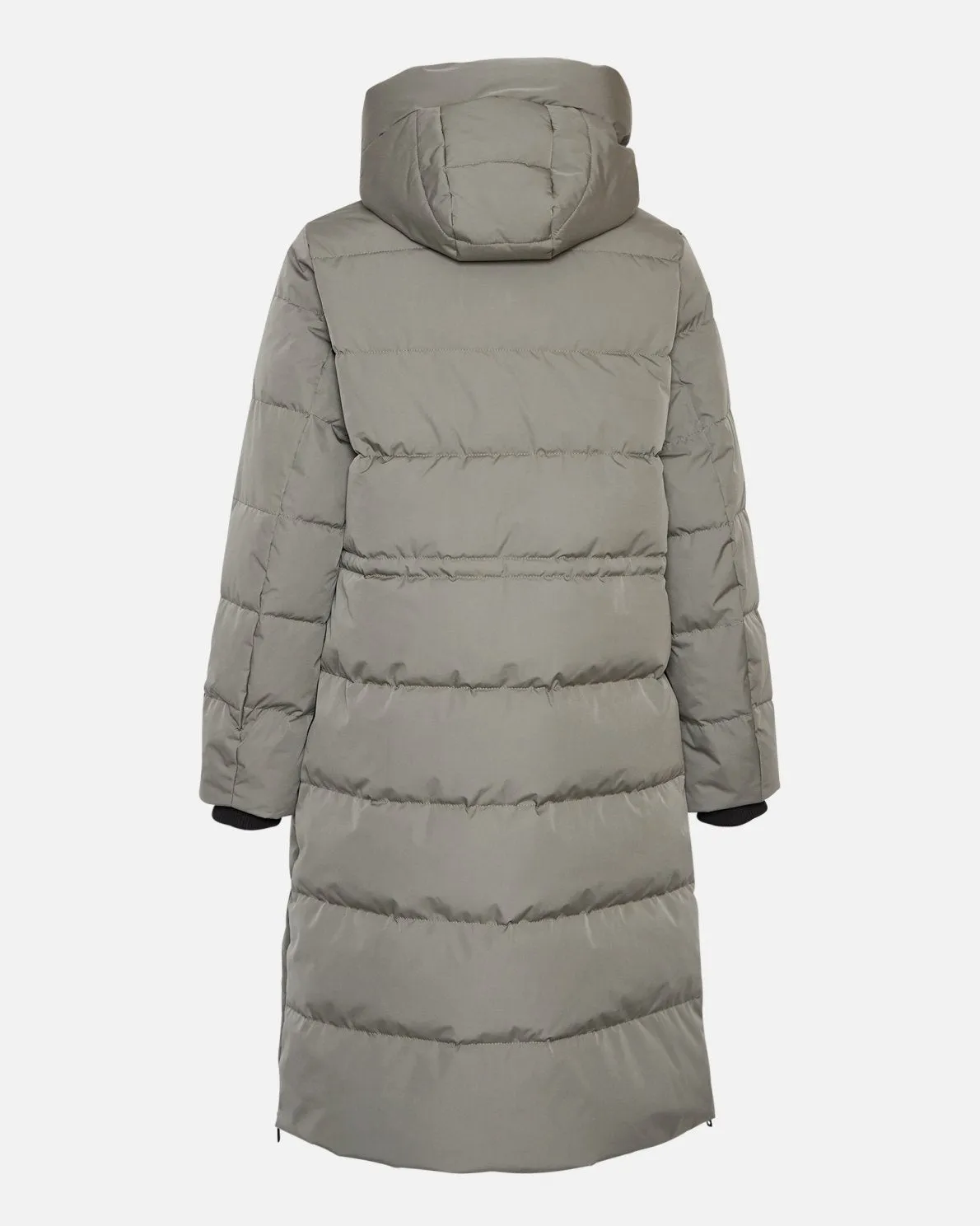 Grey Down Puffa Coat