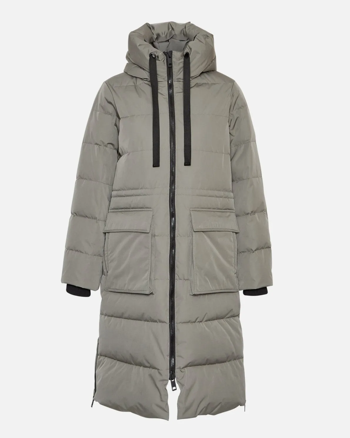 Grey Down Puffa Coat