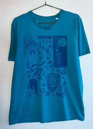 Handprinted Unisex Shirt Size XL